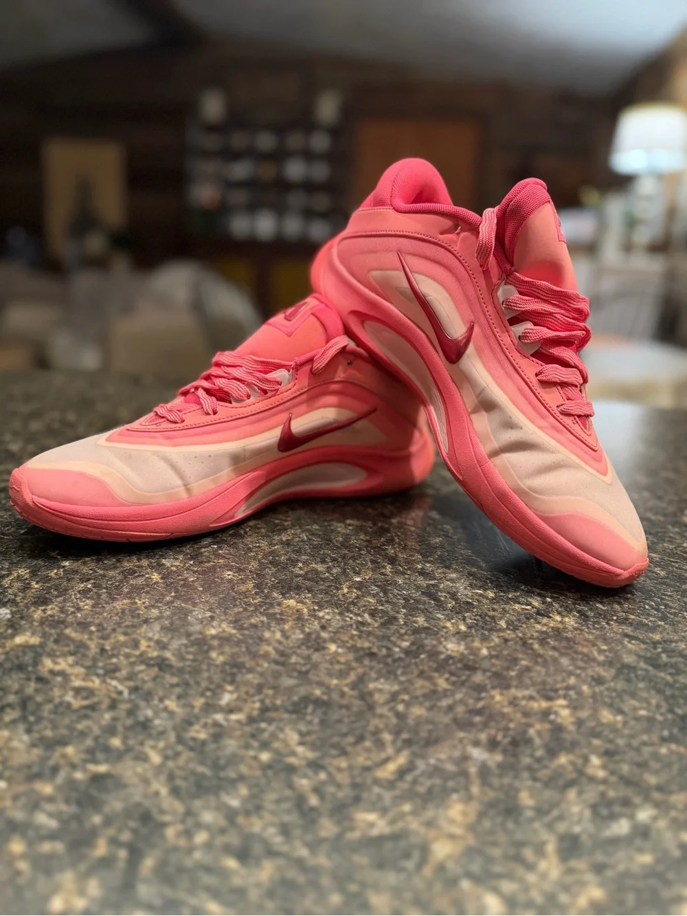 Nike Women's A'ja Wilson A'One Pink A’ura Sneakers 9.5